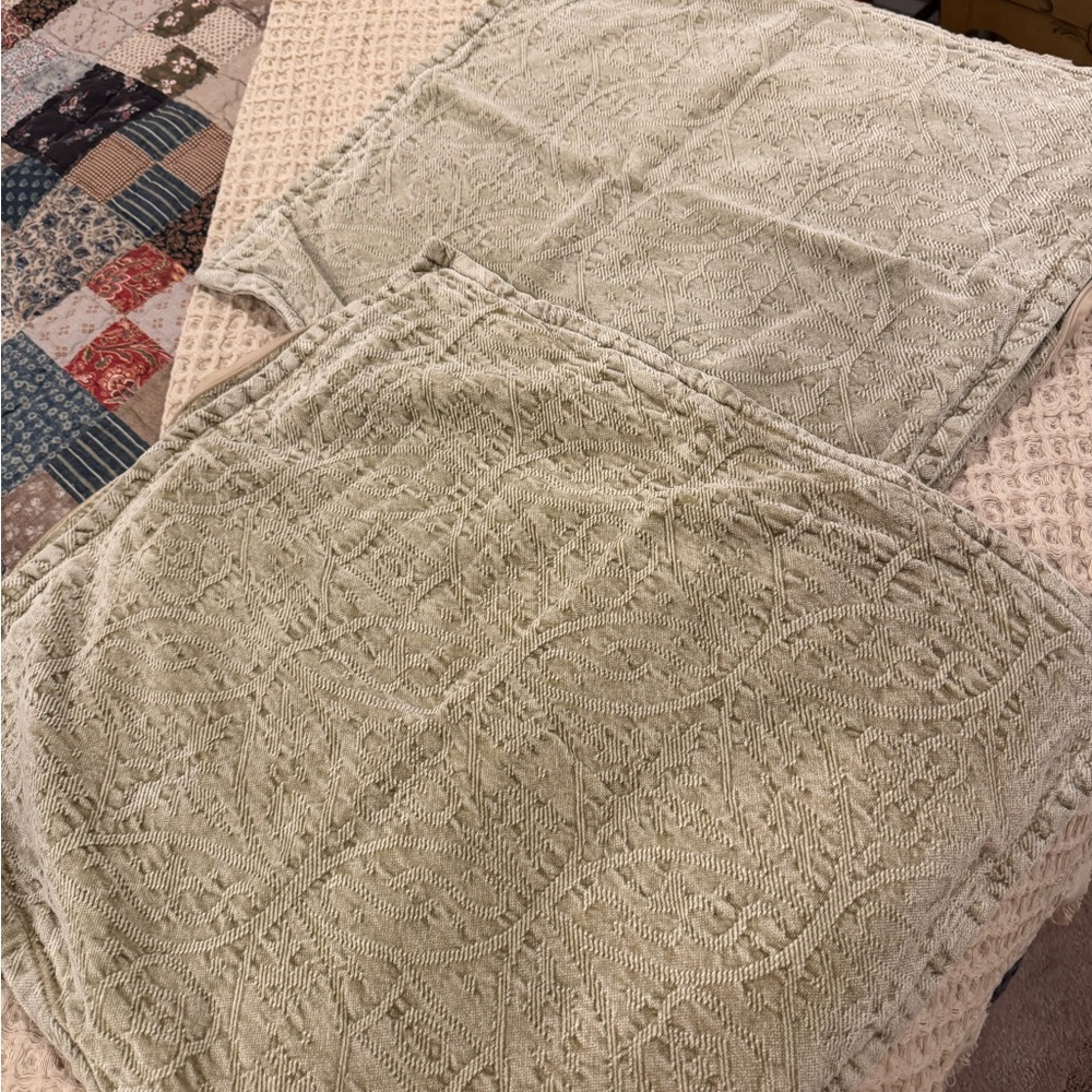 Textured Cream Throw Pillows